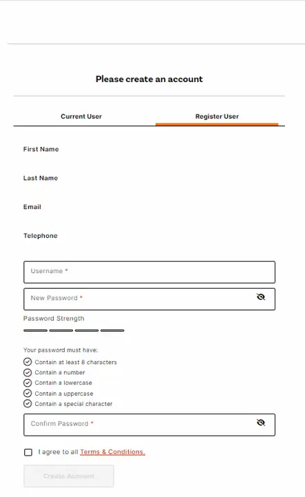 A digital form displayed on a screen, featuring fields for user input and submission buttons.