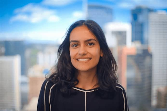 Portret of Bhavika a student intern at Direct Eneregy