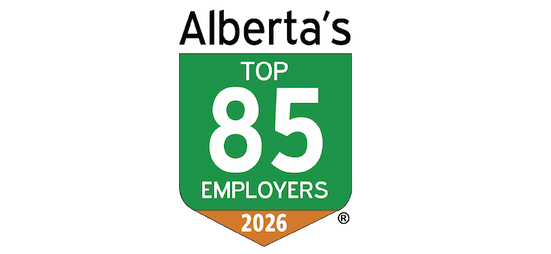 Alberta's top 85 Employers 2025 logo