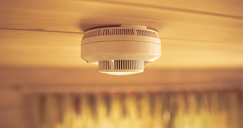 Photo of a carbon monoxide detector