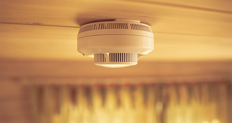 Photo of a carbon monoxide detector