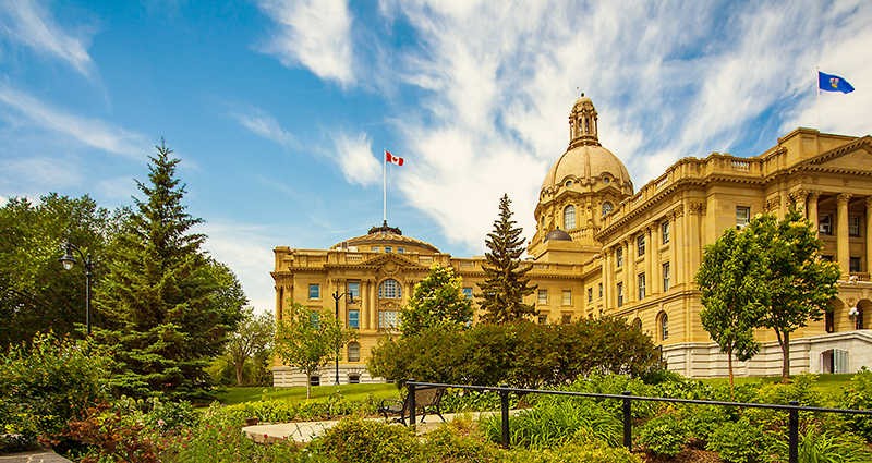 photo of the Alberta legislative building