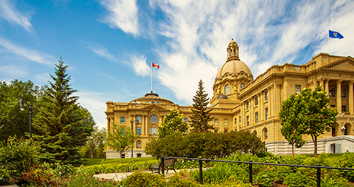 photo of the Alberta legislative building