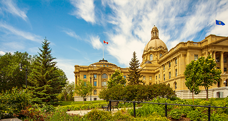photo of the Alberta legislative building
