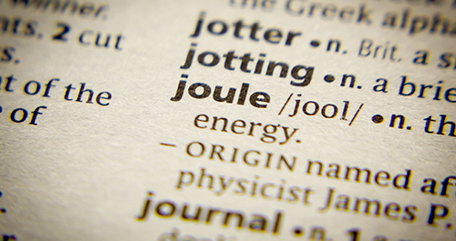 Joules gigajoules and your energy bill